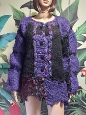 Cardigan tricoté main - cardigan,