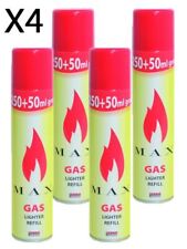 GAZ POUR BRIQUETS, LOT DE 4