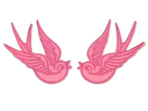 écussons patch hirondelles - 2,