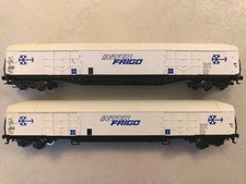 Lot 2 Wagons Couverts Rivarossi Interfrigo SNCF HO