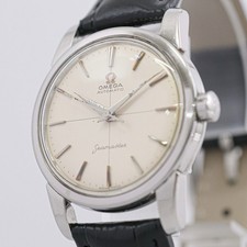 *NEAR MINT* Vintage 1958 OMEGA Seamaster Cal.501 Automatic Cross Line 34mm Men's