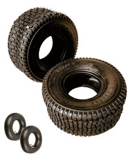 2 X Pneus 2 X Tubes 15X6.00-6