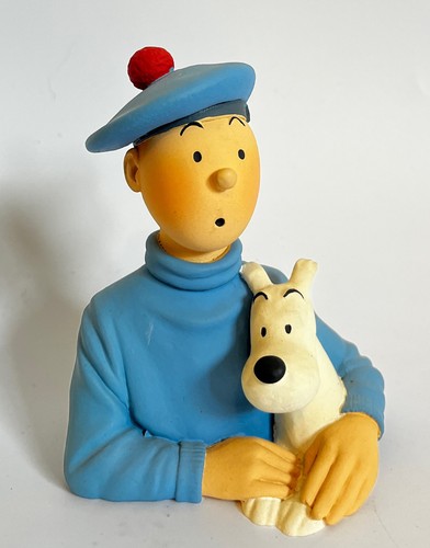 Herge buste tintin milou - herge, -buste