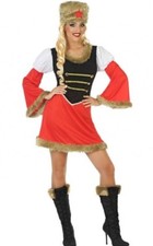 Déguisement Femme RUSSE Rouge XS/S 36/38 Adulte Pays du monde Sexy NEUF