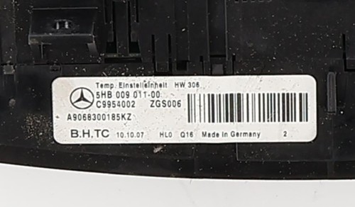 Commande chauffage mercedes - chauffage,