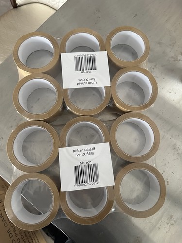 Rouleaux scotch marron - rouleaux,