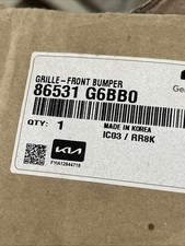 KIA PICANTO GT LINE 2021 ON FRONT BUMPER CENTRE GRILLE GENUINE 86531-G6BB0