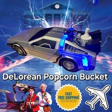 Back To The Future 40th Anniversary DeLorean Light Up  Popcorn Bucket PRESALE 