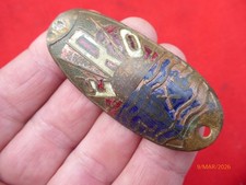 Ancienne Plaque  de Vélo