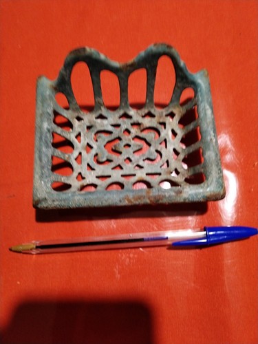 Ancien porte savon fonte - savon,