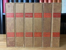 OEUVRES DE MARIVAUX. ILLUSTRATIONS DE PAUL EMILE BECAT. 1952. COMPLET 6 VOLUMES