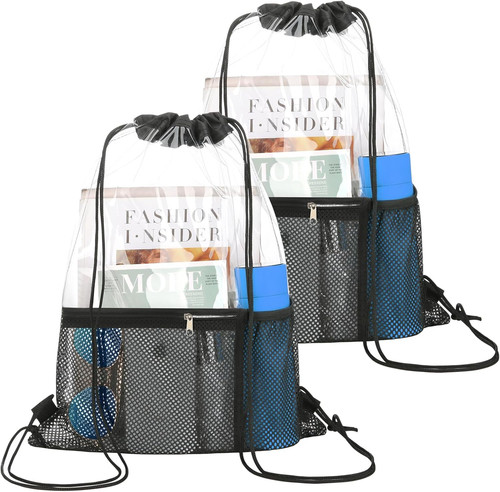 Pack clear drawstring bag - pack,