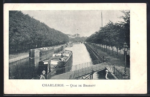 Cpa charleroi quai - charleroi,,