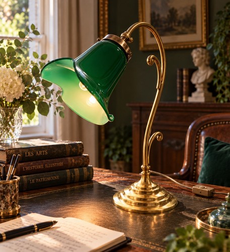 Lampe bureau vintage en - lampe, de