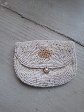 Ancien porte monnaie perle