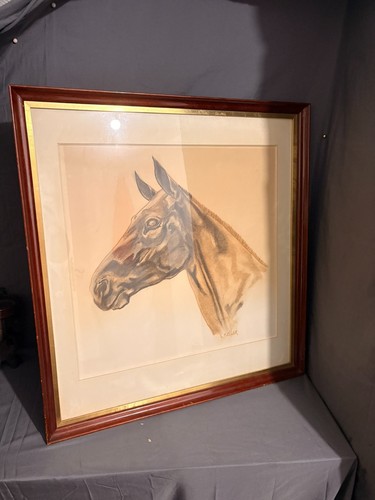Ancien tableau peinture pastel - tableau,