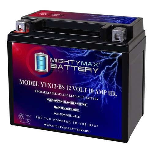 Mighty max ytx12 battery - mighty,