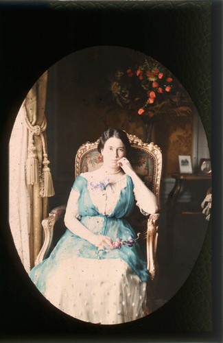 Autochrome portrait à - autochrome,