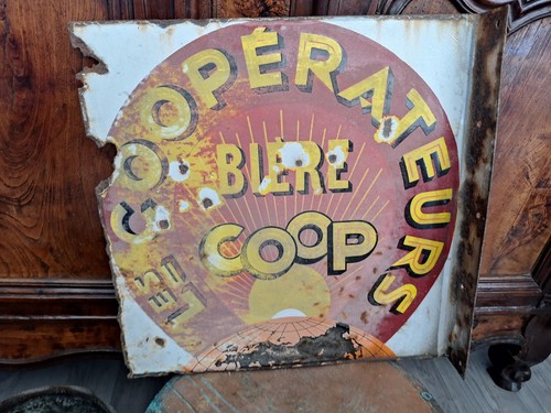Ancienne plaque émaillée