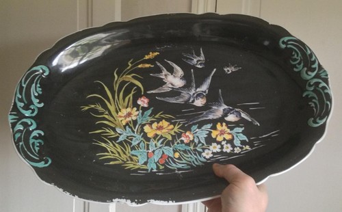 Beau grand plat porcelaine - beau,