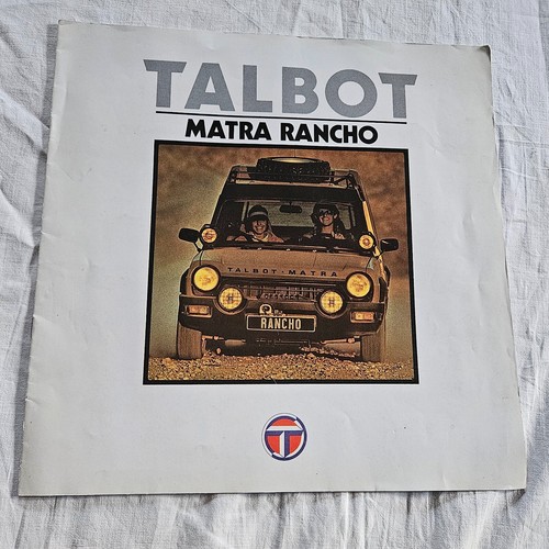 1979 brochure prospekt talbot - brochure,