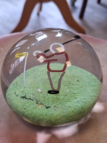 Presse papier verre artistique - papier,