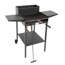 Barbecue Oliveraie Avec Ailettes Latéraux Fonctionnel À Bois & Charbon