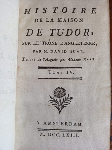 David hume histoire de la - histoire,