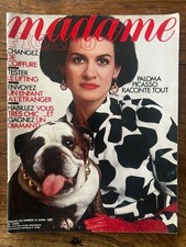 MADAME FIGARO Avril 1985 -