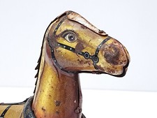 CHEVAL D’ATTELAGE EN TÔLE