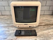 Vintage Sony Trinitron Color TV 9” KV-9PT40 W/ Remote - Tested and Working