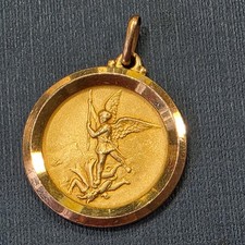 Pendentif Médaillon Vintage -