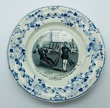 Creil Montereau Universal Exhibition Talking Plate 1867 New Rifle