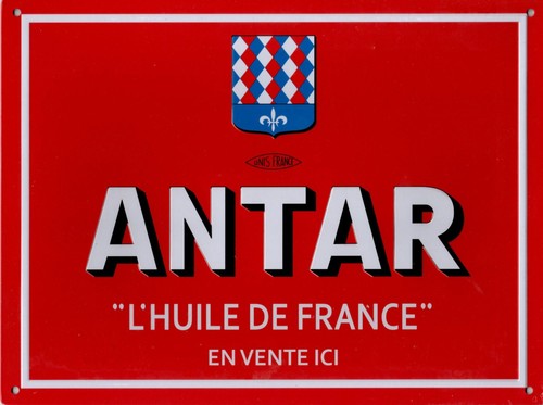 Plaque publicitaire metal - plaque,