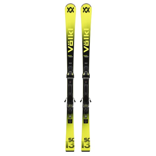 Ski racetiger yellow - ski,