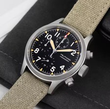 Very Beautiful Military Chronograph Watch 39mm 316L Stainless Steel Men Gift