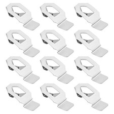 Lot de 12 Clips pour Cadre Photo Fermoir pour Cintre Fixation de Plaque arriè...
