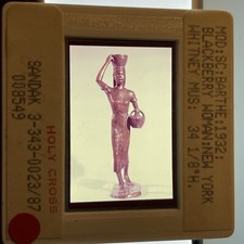 Richmond Barthe “Blackberry Woman” Harlem African American Art 35mm Slide