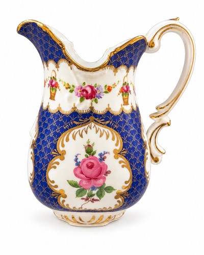 Grand broc porcelaine xixe - porcelaine,