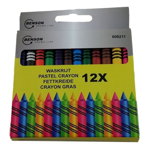 Crayons pastel cire 9 - 12, la