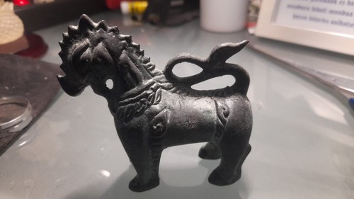 Statue lion gardien - statue,