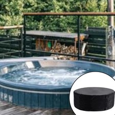 Housse de Spa Ronde Énergétique 190 x 70 cm pour Bain Extérieur Quatre Person