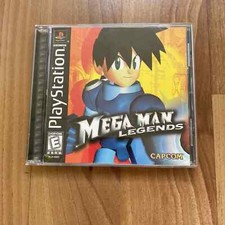 Mega Man Legends (Sony PlayStation 1, 1998) Excellent Black Label CIB Complete
