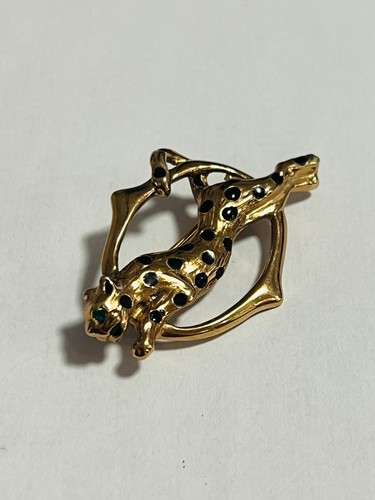 Broche panthère léopard