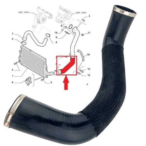 Durite suralimentation pour - de,