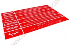 AUTOCOLLANT STICKER MOTEUR