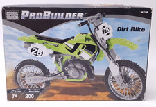Mega Blocks Pro Builder Dirt Bike Green 9718 NEW