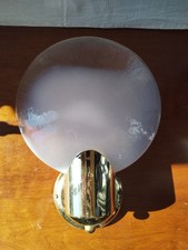 Art Deco wall lamp blown glass and gilded metal 60s 70s 