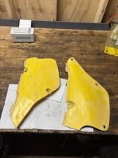 1989 Suzuki RMX250 RMX 250 Side Number Plates Left Right Plastics Rear Number