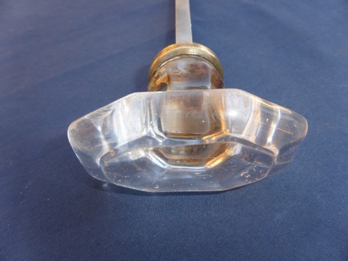 Poignée facettes verre